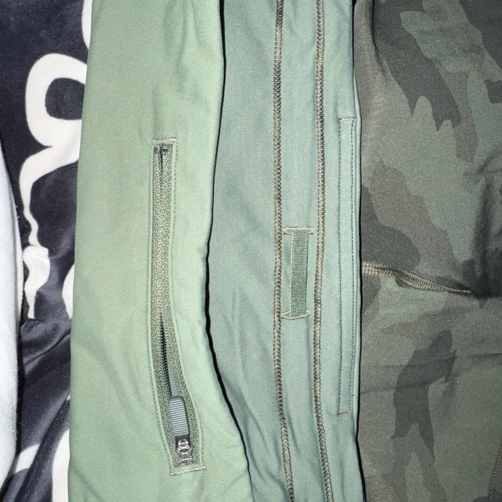 lululemon athletica Green Camo Athletic Shorts